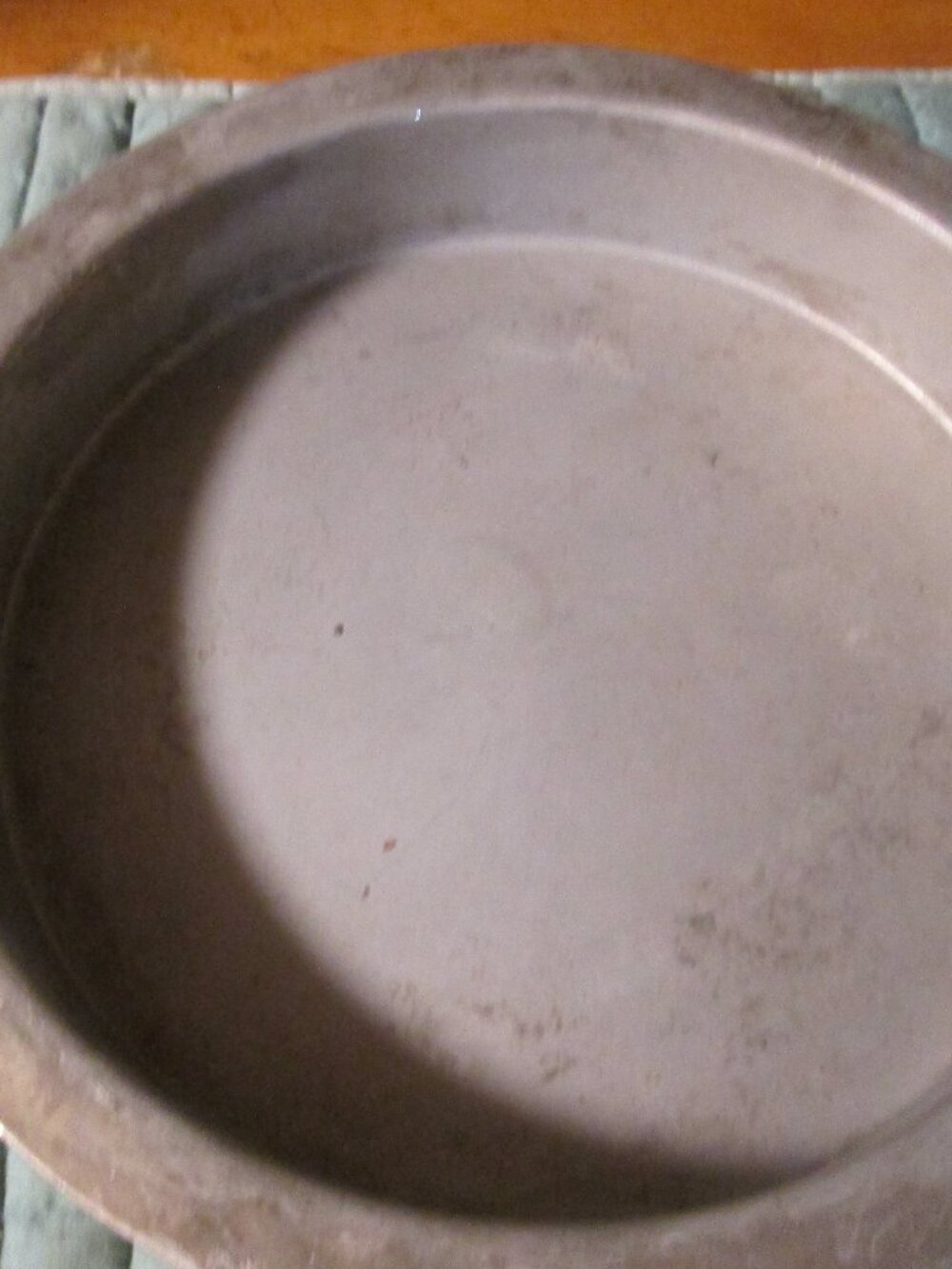 Vtg 70 Rema Insulated bakeware aluminum cake pie pan 9 x1 3/4